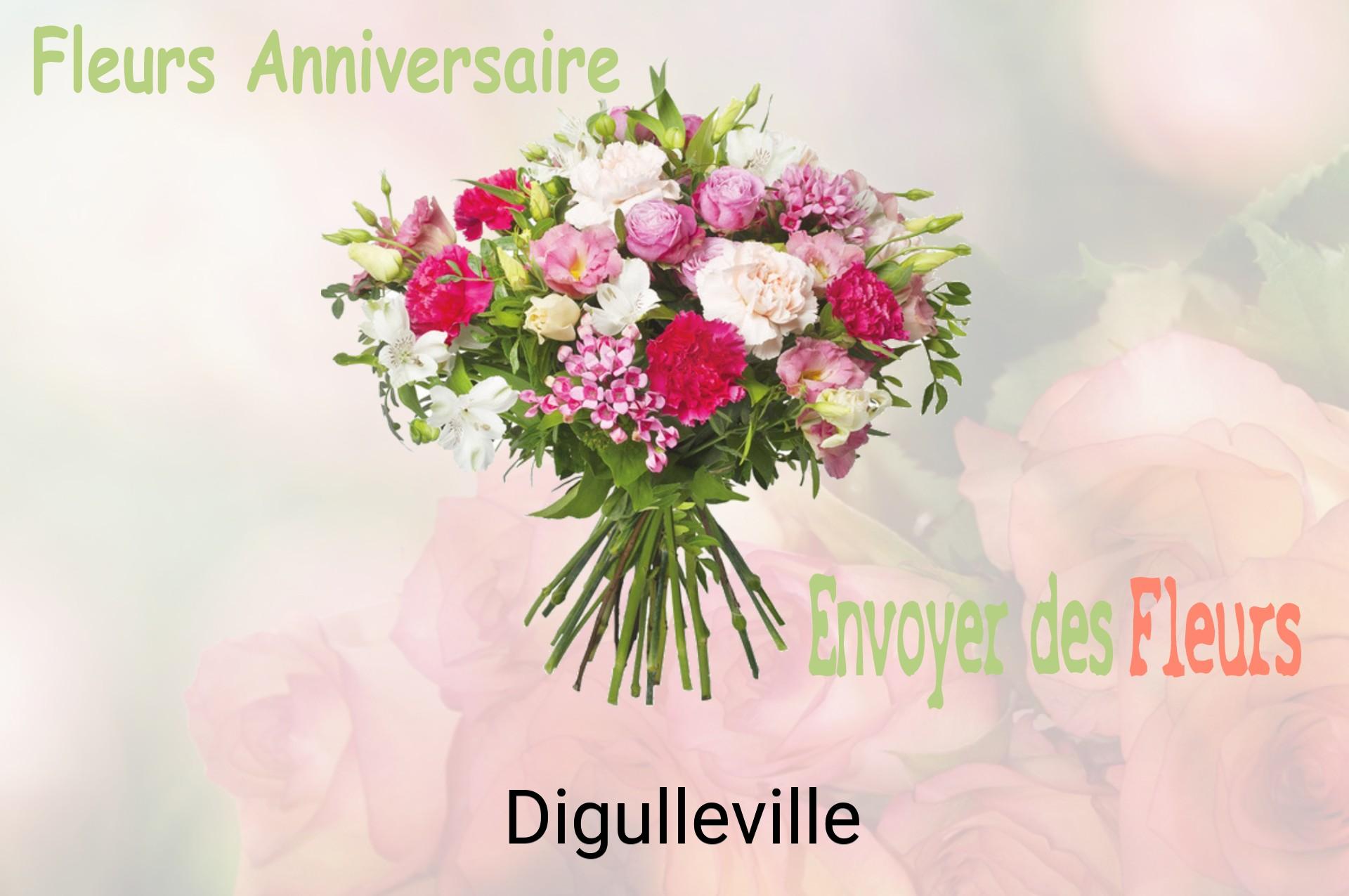 Bouquet de fleurs d’anniversaire livré à Digulleville